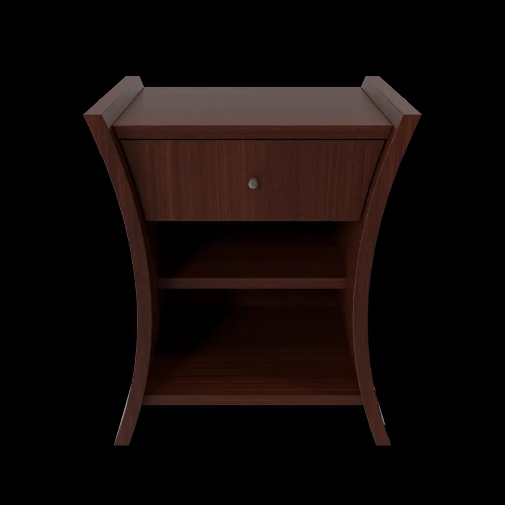 Bedside Table African Cherry thumbnail