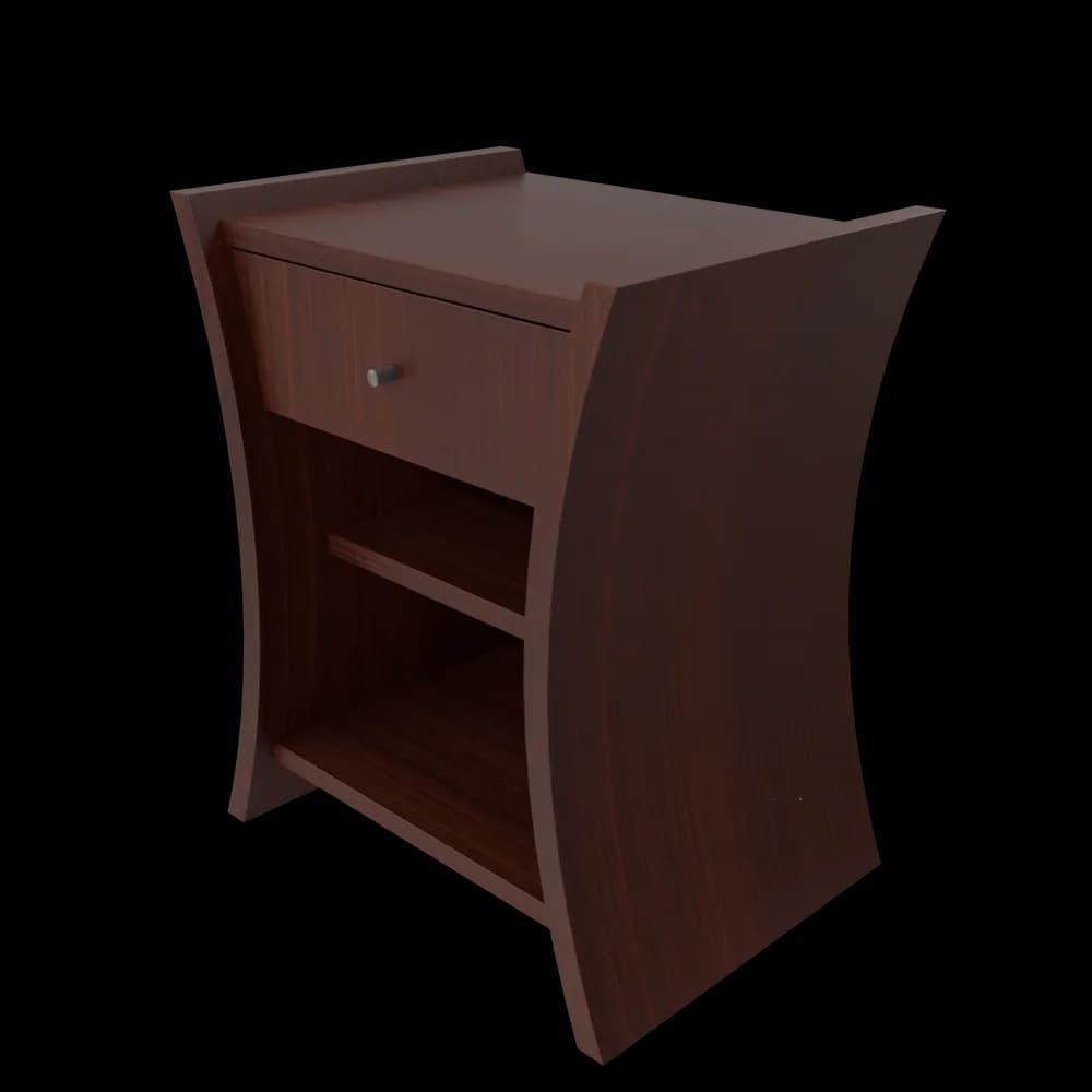 Bedside Table African Cherry thumbnail