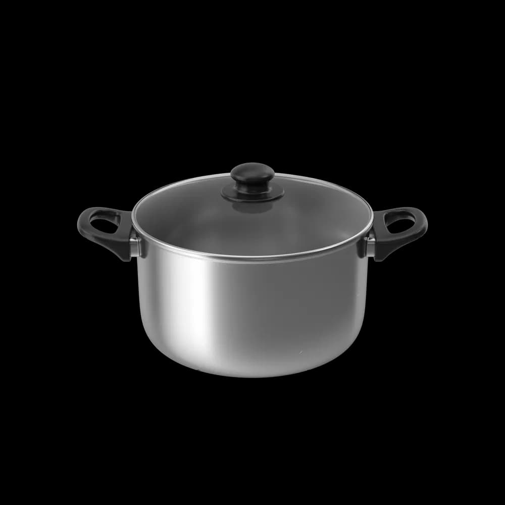 Silver Pot With Glass Cap thumbnail