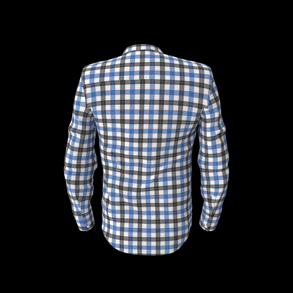 Blue & Black Check Shirt thumbnail