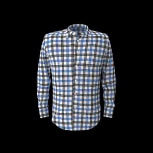 Blue & Black Check Shirt thumbnail