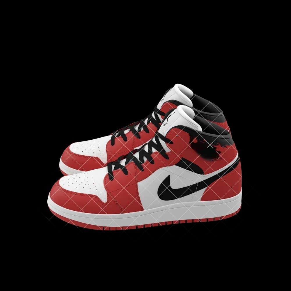 Nike Air Jordan 1 Red And Black thumbnail