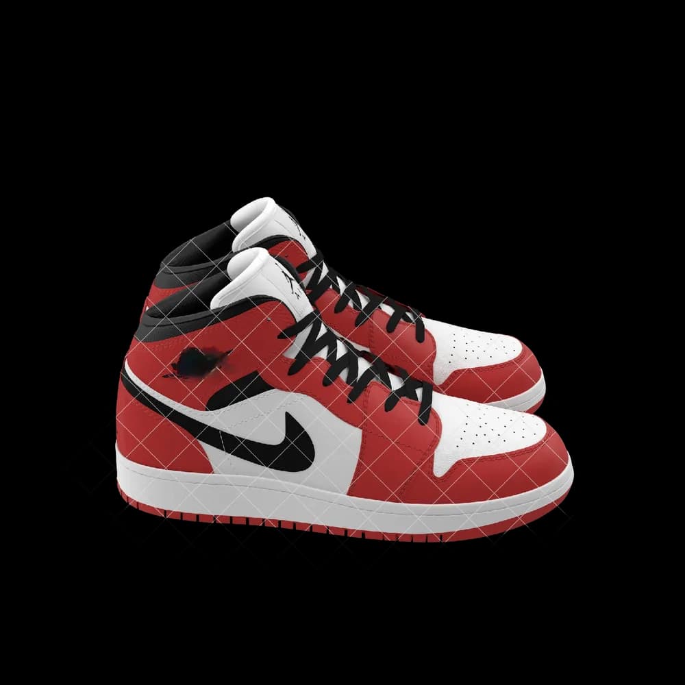 Nike Air Jordan 1 Red And Black thumbnail