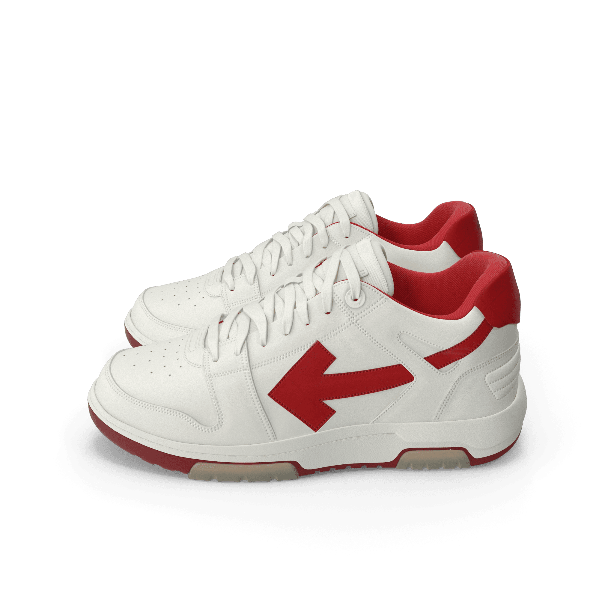 Sports Sneakers Off White Red thumbnail