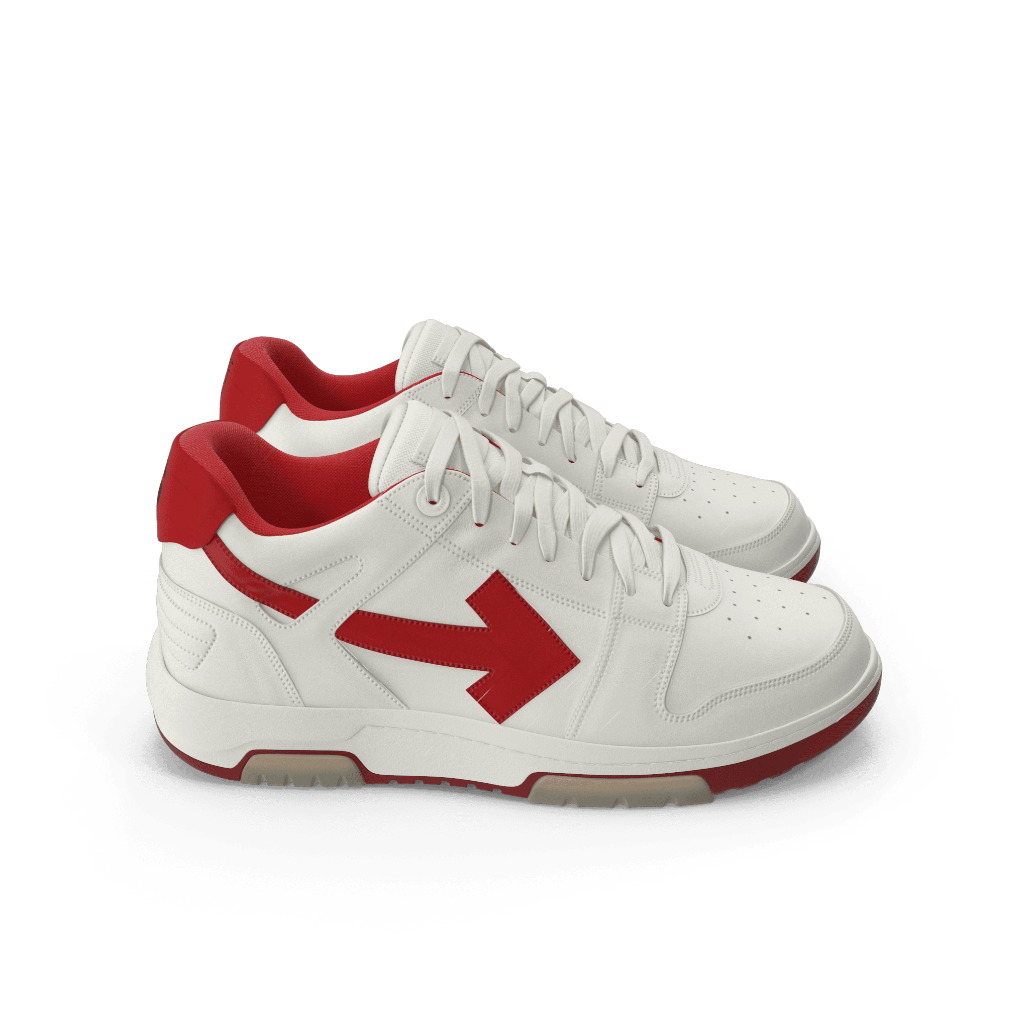 Sports Sneakers Off White Red thumbnail